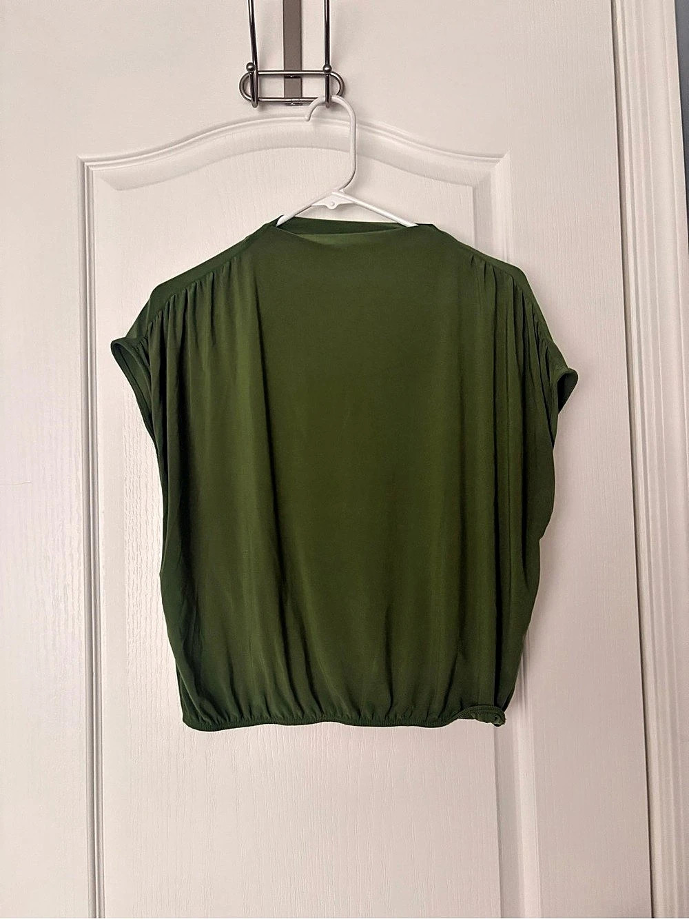 Easel Olive Green Blouse Size Medium Like New